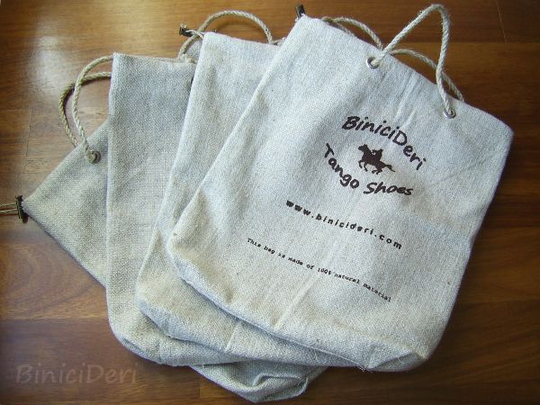 Shoe Hand Bag - Handmade Linen