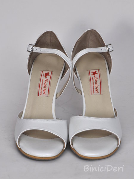 Bridal shoe - Classic tango white