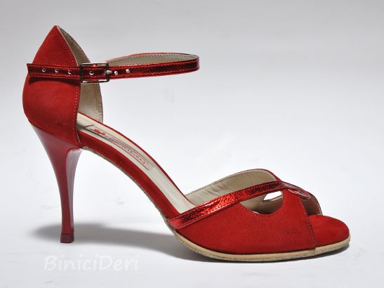 Kadın tango ayakkabısı - Kırmızı