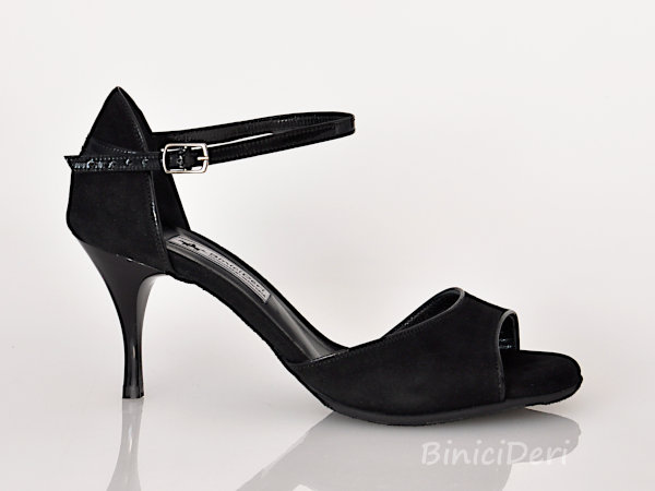 Kadın klasik tango ayakkabısı - Siyah 11p