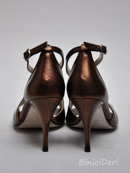 Kadın tango ayakkabısı - Bakır 13p