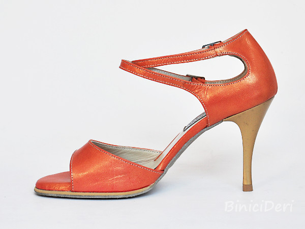 Women's tango shoe - Salmon Pearl