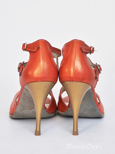 Women's tango shoe - Salmon Pearl