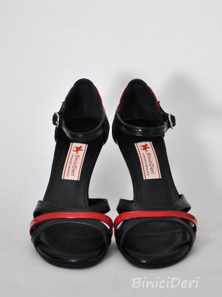 Women's tango shoe - Black/red